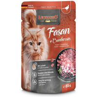 Produktbild von Leonardo Finest Selection Nassfutter Fasan und Cranberries 32x85g für Katzen