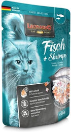 Leonardo Finest Selection Nassfutter für Katzen Adult Fisch mit Garnele und Lachs getreidefrei und glutenfrei 85g - 16 x 85 g – Bild 1 von 13