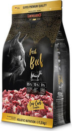Leonardo Fresh Katzen Trockenfutter Rind und Geflügel Getreidefrei mit hohem Fleischanteil 1,5 kg - 1,5 kg – Bild 1 von 12
