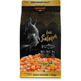 Leonardo Fresh Salmon & Poultry Katzenfutter Trockenfutter Getreidefrei mit hohem Fleischanteil Adult 1,5 kg - 1,5 kg – Bild 1 von 8