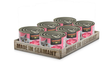 Leonardo Geflügel pur Nassfutter für erwachsene Katzen getreidefrei 6x200 g – Bild 1 von 2