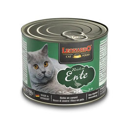 Leonardo Katzen Nassfutter Ente Getreidefrei und Ohne Zucker Adult 6 x 200 g - 200 g – Bild 1 von 7