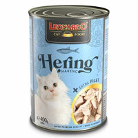 Produktbild von Leonardo Katzen Nassfutter Hering mit extra Truthahnfilet Getreidefrei 6 x 400 g - 6 x 400 g