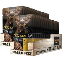 Produktbild von Leonardo Katzen Nassfutter Huhn mit Rind Pastete für erwachsene Katzen 2x16x70g