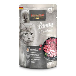 LEONARDO Katzen Nassfutter Lamm Getreidefrei Adult 16x85g – Bild 1 von 5
