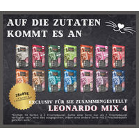 Produktbild von Leonardo Katzen Nassfutter Mix 4 Adult Getreidefrei 28x85g