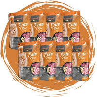 Produktbild von Leonardo Katzen Nassfutter Mixpaket 8x85g Ente und Kalb Getreidefrei Sensitive Adult