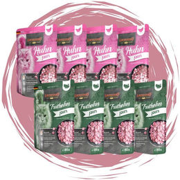 Leonardo Katzen Nassfutter Mixpaket 8x85g Huhn und Truthahn Getreidefrei Adult – Bild 1 von 6