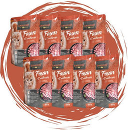 Leonardo Katzen Nassfutter Mixpaket Fasan & Cranberries Getreidefrei Adult 8x85g – Bild 1 von 5
