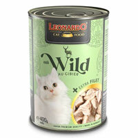 Produktbild von Leonardo Katzen Nassfutter Wild mit extra Filetstückchen 6 x 400 g - 6 x 400 g