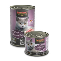 Produktbild von Leonardo Katzenfutter Adult Reich an Kaninchen Stückchen in Sauce Getreidefrei 200 g - 24 x 200 g