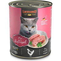 Produktbild von Leonardo Katzenfutter Geflügel pur Getreidefrei und Glutenfrei Nassfutter in der Dose 6 x 800 g - 6 x 800 g
