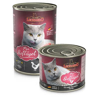 Produktbild von Leonardo Katzenfutter Geflügel pur Nassfutter mit hohem Fleischanteil getreidefrei und glutenfrei 6 x 400 g - 12 x 400 g