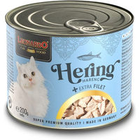 Produktbild von Leonardo Katzenfutter Hering mit extra Filet für adulte Katzen 24x200g