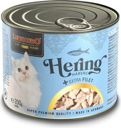 Leonardo Katzenfutter Hering mit extra Filetstückchen für erwachsene Katzen 200 g - 6 x 200 g – Bild 1 von 3