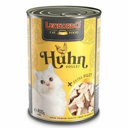 Leonardo Katzenfutter Huhn mit extra Filet für erwachsene Katzen 400 g - 6 x 400 g – Bild 1 von 6