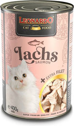 Produktbild von Leonardo Katzenfutter Lachs mit extra Filet Adult 24x400g