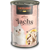 Produktbild von Leonardo Katzenfutter Lachs mit extra Filet Adult 24x400g