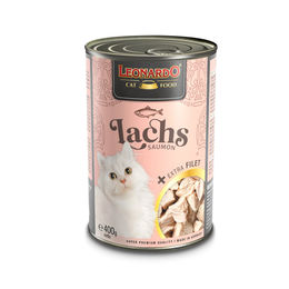 Leonardo Katzenfutter Lachs mit extra Filet für erwachsene Katzen 6x400g – Bild 1 von 2