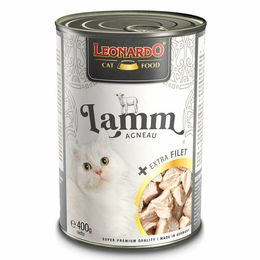 Leonardo Katzenfutter Lamm mit extra Hühnerfilet Stückchen in Sauce Adult 400 g - 6 x 400 g – Bild 1 von 8