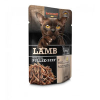Produktbild von Leonardo Katzenfutter Lamm mit Pulled Beef Paté 70 g - 16 x 70 g
