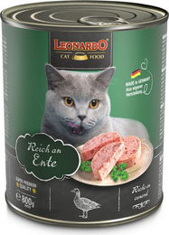 Leonardo Katzenfutter Reich an Ente Adult Getreidefrei Stückchen in Sauce 800 g - 6 x 800 g – Bild 1 von 5