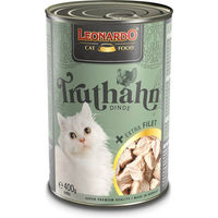 Produktbild von Leonardo Katzenfutter Truthahn mit extra Filet für Adult 24x400g