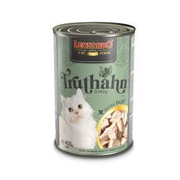 Leonardo Katzenfutter Truthahn mit extra Filet für erwachsene Katzen 24x400g – Bild 1 von 2