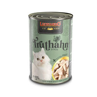 Produktbild von Leonardo Katzenfutter Truthahn mit extra Filet für erwachsene Katzen 24x400g