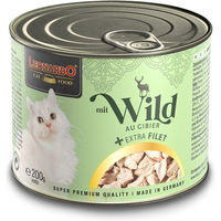 Produktbild von Leonardo Katzenfutter Wild mit extra Filet für erwachsene Katzen 24x200g