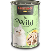 Produktbild von Leonardo Katzenfutter Wild mit extra Filet für erwachsene Katzen 6x400g