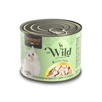 Produktbild von Leonardo Katzenfutter Wild mit extra Filets für erwachsene Katzen 6x200g