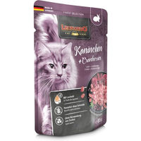 Produktbild von Leonardo Katzennassfutter Adult Kaninchen mit Huhn und Cranberries Stückchen in Sauce getreidefrei 85 g - 16 x 85 g