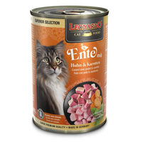 Produktbild von Leonardo Nassau Hundefutter Ente mit Huhn und Karotten getreidefrei 6x400g