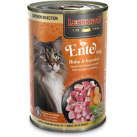 Produktbild von Leonardo Nassau Hundefutter Ente mit Huhn und Karotten getreidefrei Adult 6x400g - 6 x 400 g