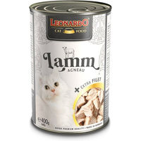 Produktbild von Leonardo Nassenfutter Lamm mit extra Filet für erwachsene Katzen 6x400g