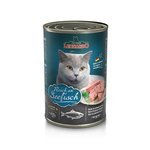 Produktbild von Leonardo Premium Katzenfutter Reich an Seefisch für erwachsene Katzen getreidefrei ohne Konservierungsstoffe 24x400 g