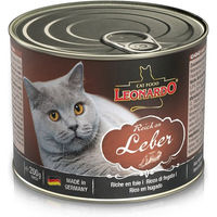 Produktbild von Leonardo Premium Nassentrinkfutter Rind mit Leber für erwachsene Hunde getreidefrei 6x200g