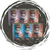 Produktbild von Leonardo Quality Selection Katzen Nassfutter Abenteuer Mix Kaninchen Seefisch und Leber getreidefrei ohne Zucker 6x400g