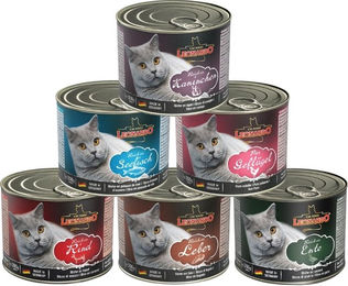 LEONARDO Quality Selection Set Katzenfutter mit gemischten Geschmacksrichtungen 6 x 200 g – Bild 1 von 1