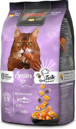 Leonardo Senior Katzen Trockenfutter Getreidefrei Lachs und Pute 300 g - 300 g – Bild 1 von 7