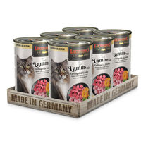 Produktbild von Leonardo Superior Katzenfutter Nassfutter Lamm mit Geflügel Adult Getreidefrei und Zuckerfrei 6 x 400 g
