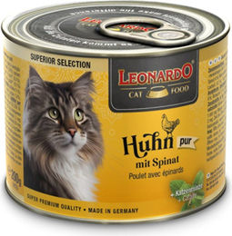 Produktbild von Leonardo Superior Selection Hundefutter Huhn mit Spinat 200 g