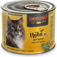 Produktbild von Leonardo Superior Selection Hundefutter Huhn mit Spinat 200 g