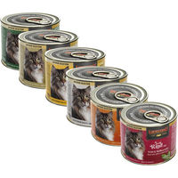 Produktbild von Leonardo Superior Selection Katzen Nassfutter Lamm mit Geflügel Adult Getreidefrei ohne Zucker 6 x 200 g Dosen