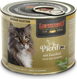 Leonardo Superior Selection Katzenfutter Pferd mit Lachs für Adult, getreidefrei und zuckerfrei, 6 x 200 g – Bild 1 von 4