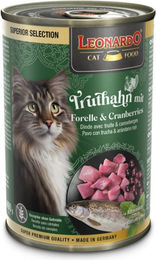 Leonardo Superior Selection Nassfutter Truthahn mit Forelle für Katzen Adult Glutenfrei und Zuckerfrei 6 x 400 g – Bild 1 von 4