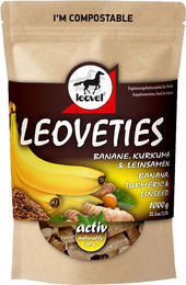 Leovet Leckerlis Banane-Kurkuma-Leinsamen für Hunde und Katzen – Bild 1 von 1