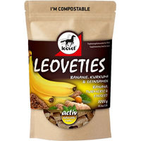 Produktbild von Leovet Leckerlis Banane-Kurkuma-Leinsamen für Hunde und Katzen