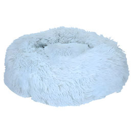 Produktbild von LET'S Sleep Donut Katzenkissen aus Plüsch Grau Weiß Größe M